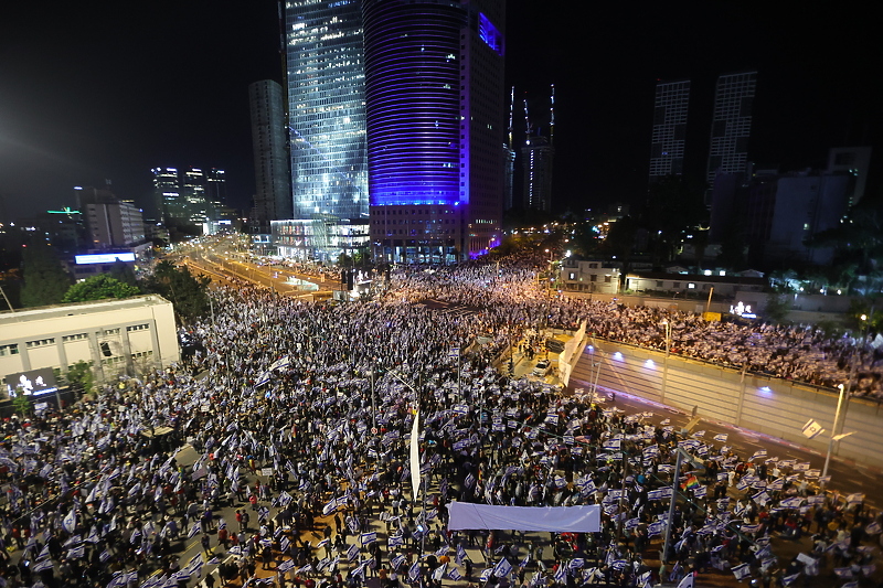 Protesti protiv vladinih reformi pravosuđa (Foto: EPA-EFE)