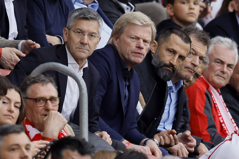 Herbert Hainer, Oliver Kahn i Hasan Salihamidžić (Foto: EPA-EFE)