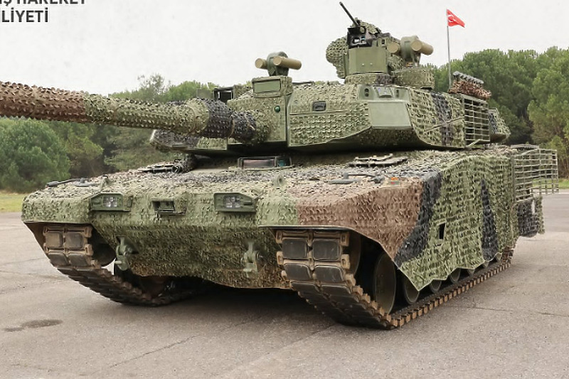 Nova verzija glavnog turskog tenka Altay (Foto: Recep Tayyip Erdogan/Twitter)