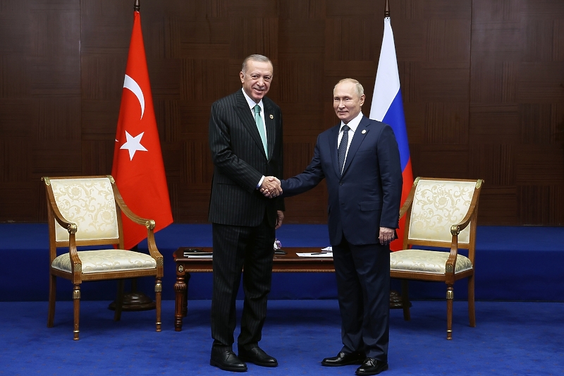 Erdogan i Putin tokom jednog od ranijih sastanaka (Foto: EPA-EFE)