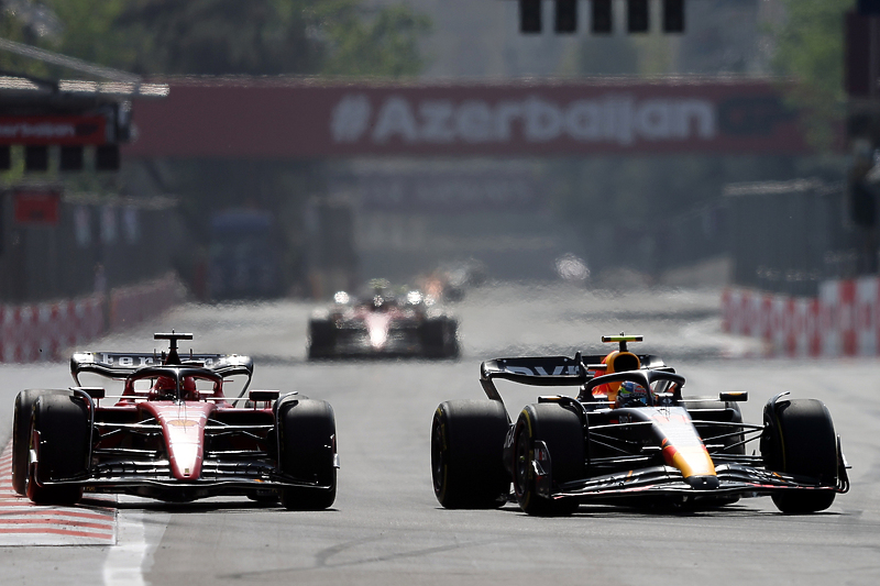 Leclerc i Perez u duelu (Foto: EPA-EFE)