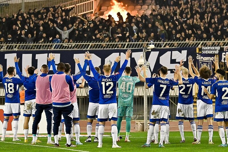 Slavlje igrača Dinama s navijačima (Foto: Matko Begović/Pixsell)