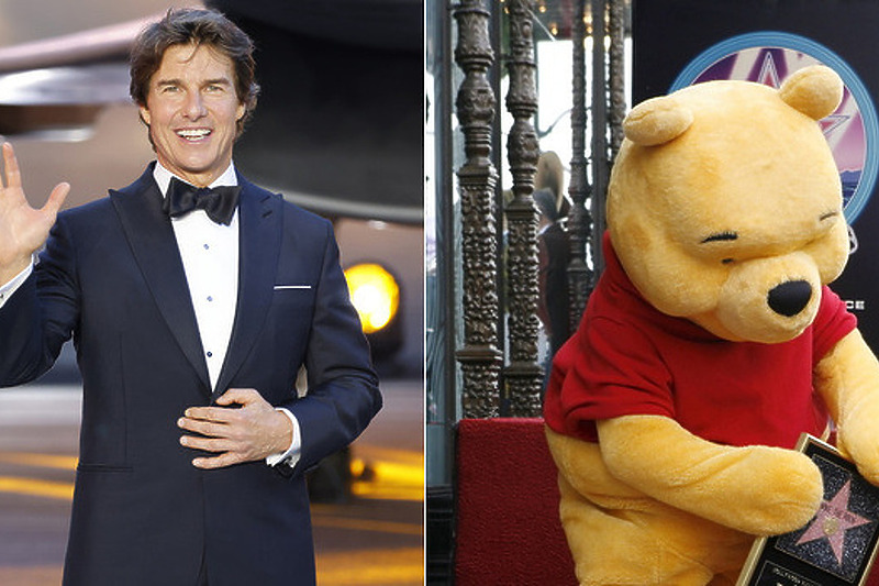 Tom Cruise i medvjedić Winnie the Pooh (Foto: EPA)
