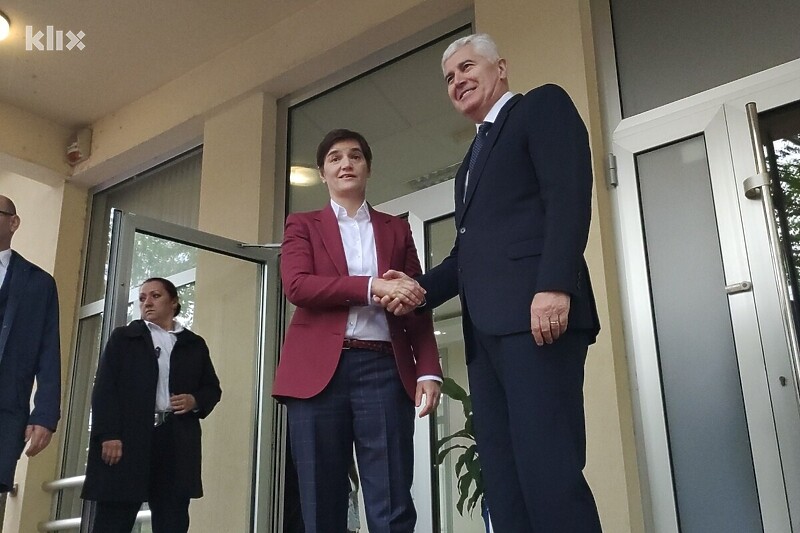 Ana Brnabić i Dragan Čović (Foto: G. Š./Klix.ba)