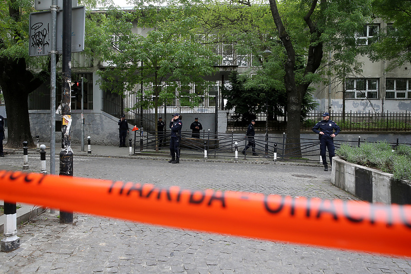 Mjesto zločina u Beogradu (Foto: EPA-EFE)