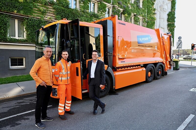 Bečki komunalni kamion na vodik (Foto: PID/Votava)