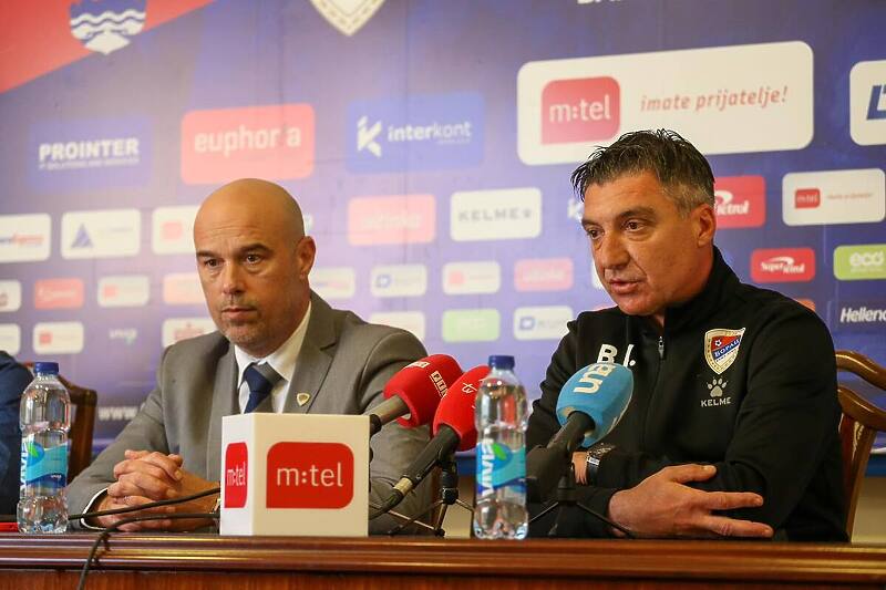 Vinko Marinović i predsjednik Milan Tegeltija (Foto: FK Borac)