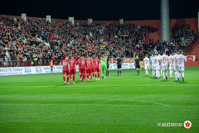 Detalj s posljednje utakmice između Veleža i Zrinjskog (Foto: FK Velež/Facebook)
