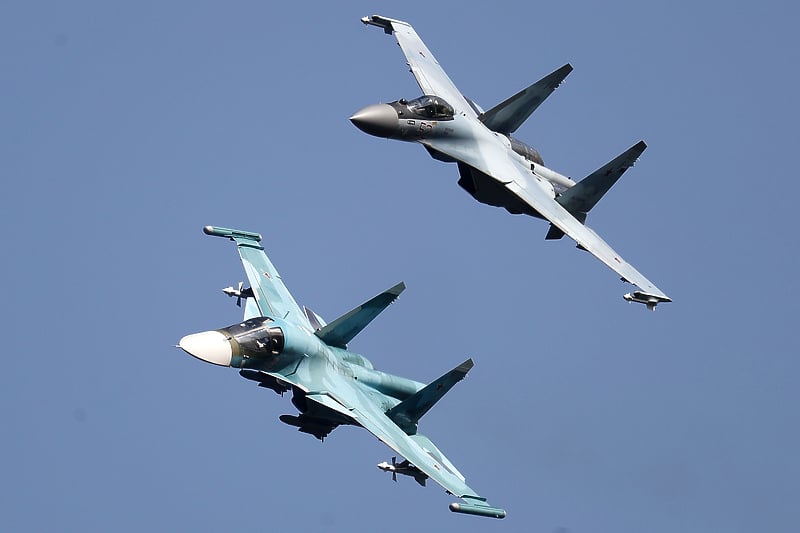 Ruski borbeni avion Su-35 (Foto: EPA-EFE)