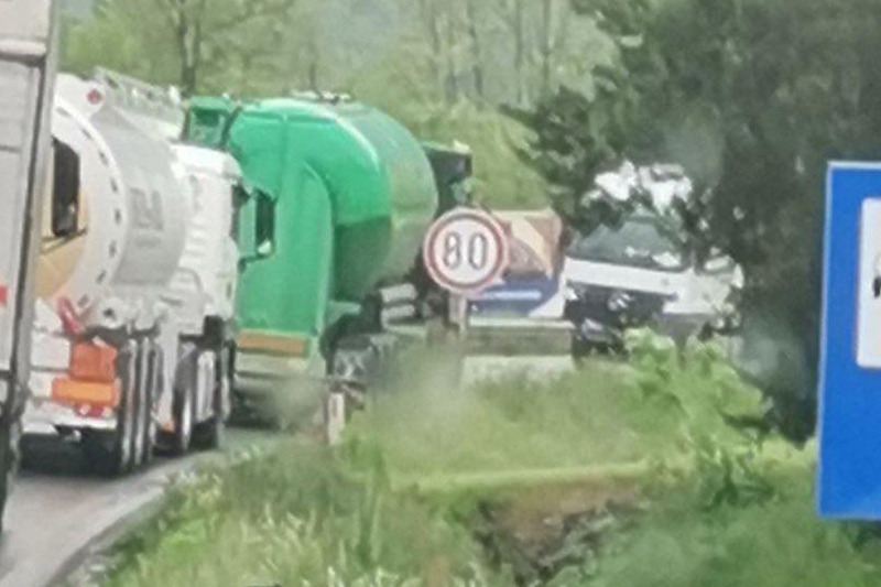 Teška saobraćajna nesreća kod Brezovog Polja (Foto: Crna hronika)