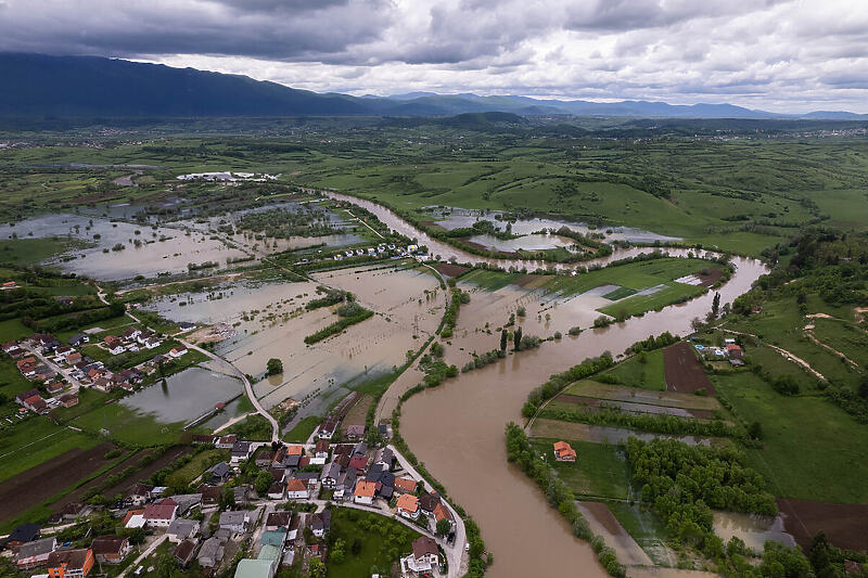 Krajina je trenutno najpogođenija poplavama, a padavine se prognoziraju i dalje (Foto: Grad Bihać)