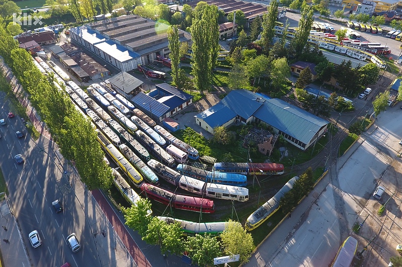 Tramvajski depo u Sarajevu (Remiza) (Foto: D. Š./Klix.ba)