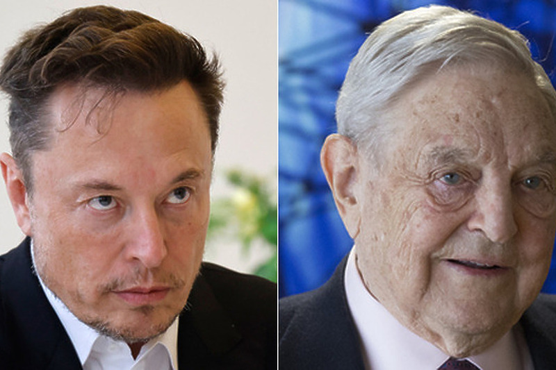 Elon Musk i George Soros (Foto: EPA-EFE)