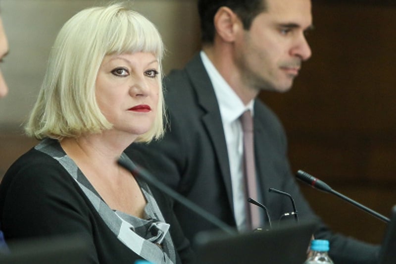 Sanja Vlaisavljević na sjednici Vlade FBiH (Foto: I. L./Klix.ba)