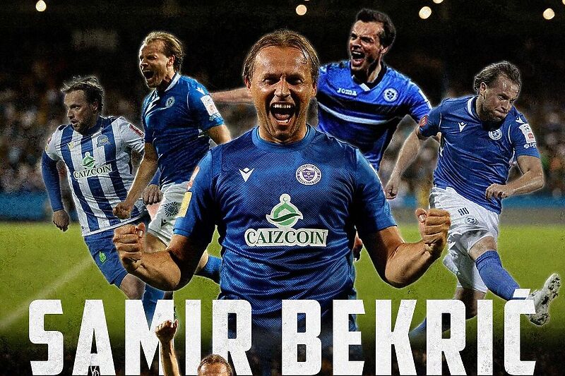 Bekrić za Plave igrao u četiri navrata (Foto: FK Željezničar)