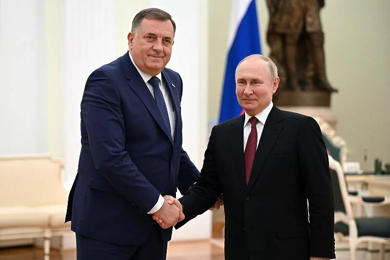 Milorad Dodik i Vladimir Putin (Foto: Twitter(