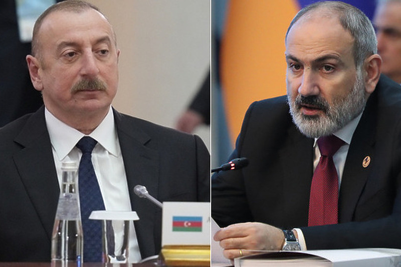 Ilham Aliyev i Nikol Pašinjan (Foto: EPA-EFE)