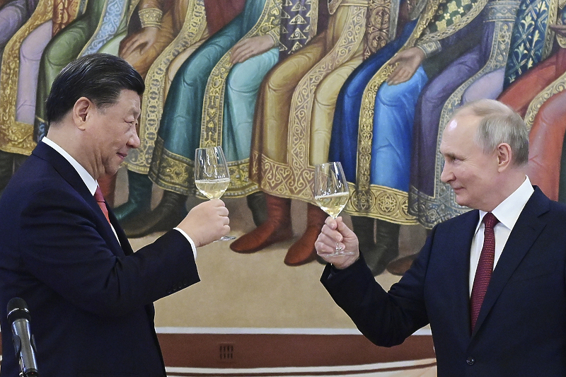 Xi Jinping i Vladimir Putin tokom posljednjeg susreta u Moskvi (Foto: EPA-EFE)