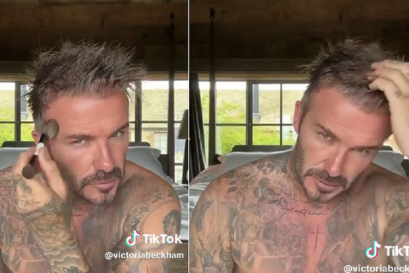 David Beckham (Screenshot/TikTok)