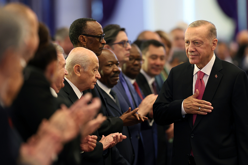 Recep Tayyip Erdogan tokom današnje inauguracije (Foto: EPA-EFE)