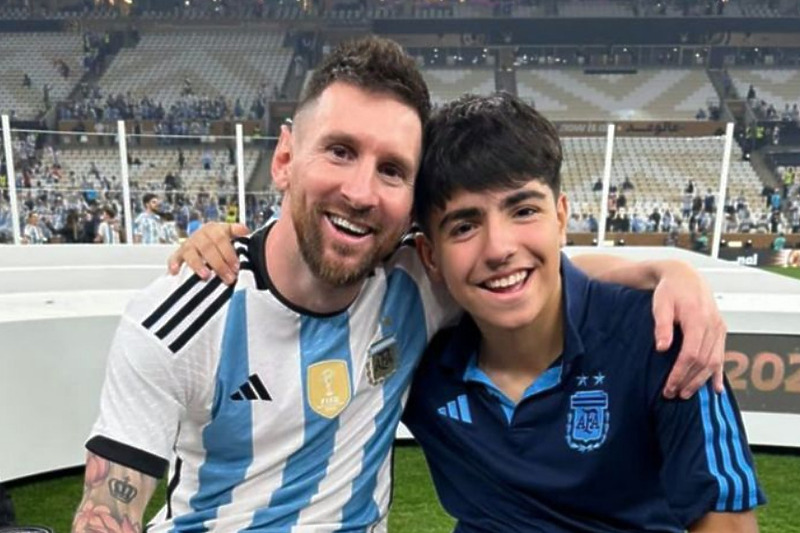 Messi je Agueru mlađem kum (Foto: Instagram)