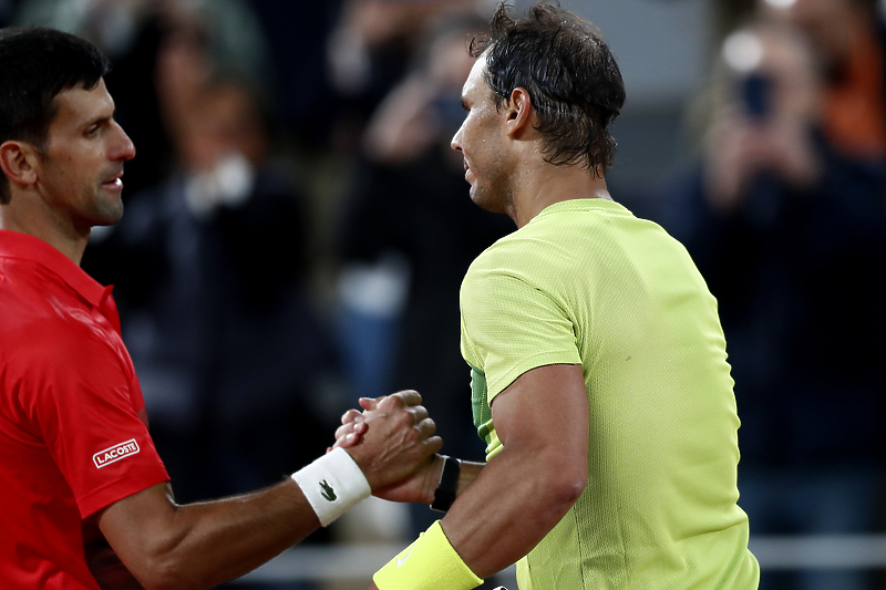 Novak Đoković i Rafael Nadal (Foto: EPA-EFE)