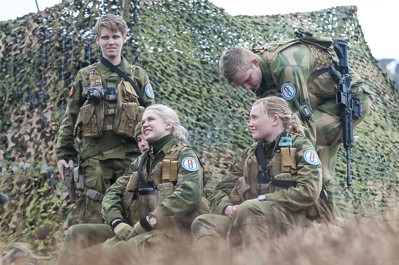 Norveška ima obavezan vojni rok za mladiće, ali i djevojke (Foto: Oružane snage Norveške)