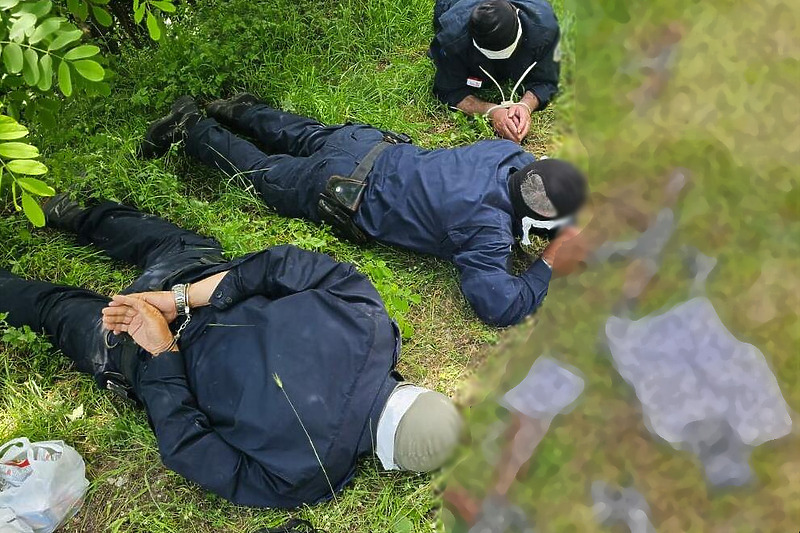 Oteti policajci (Foto: Telegrafi)