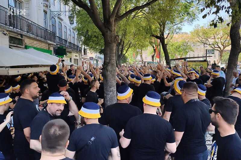 Najvatreniji navijači BiH na ulicama Lisabona (Foto: Klix.ba)