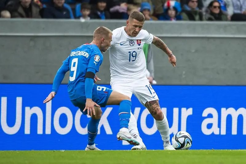 Detalj s utakmice na Islandu (Foto: Sport.sk)