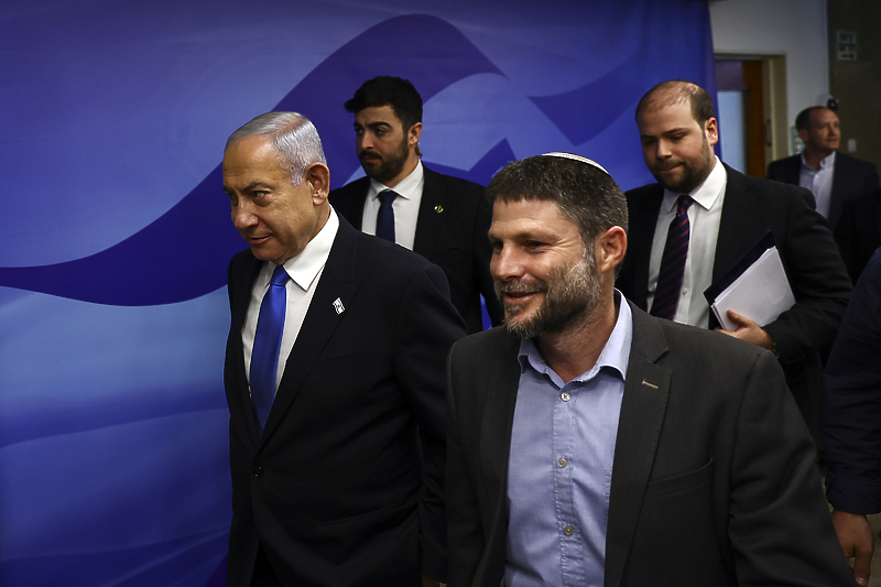 Benjamin Netanyahu i  Bezalelu Smotrich (Foto: EPA-EFE)