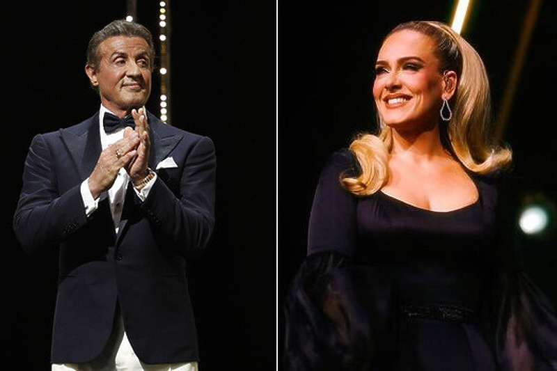 Sylvester Stallone i Adele (Foto: EPA/Instagram)