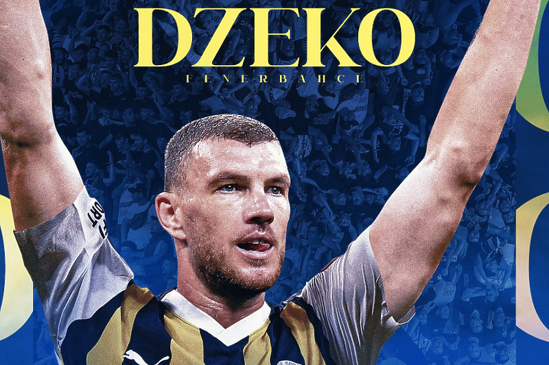 Džeko debituje u Evropi za Fener (Foto: Twitter/Montaža)