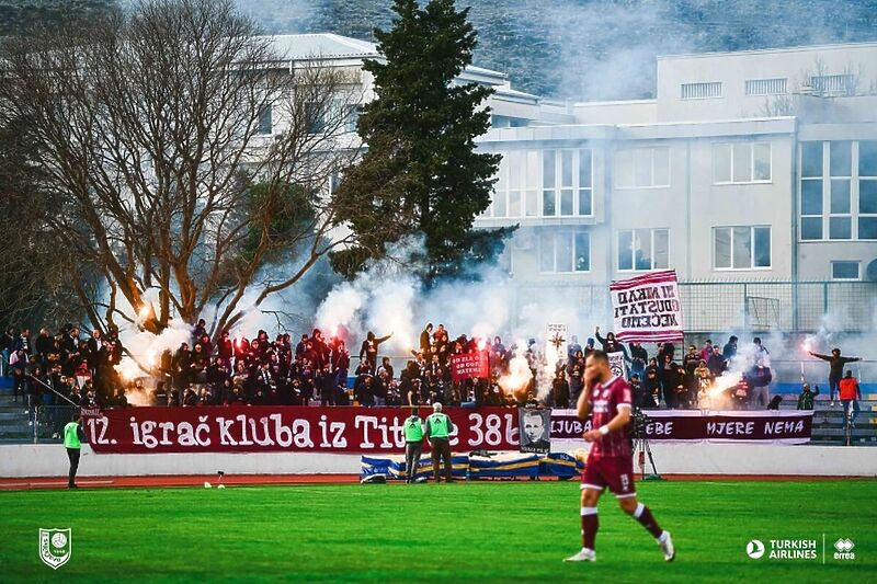 Navijači Saraajeva na utakmici protiv Leotara u Trebinju (Foto: FK Sarajevo)