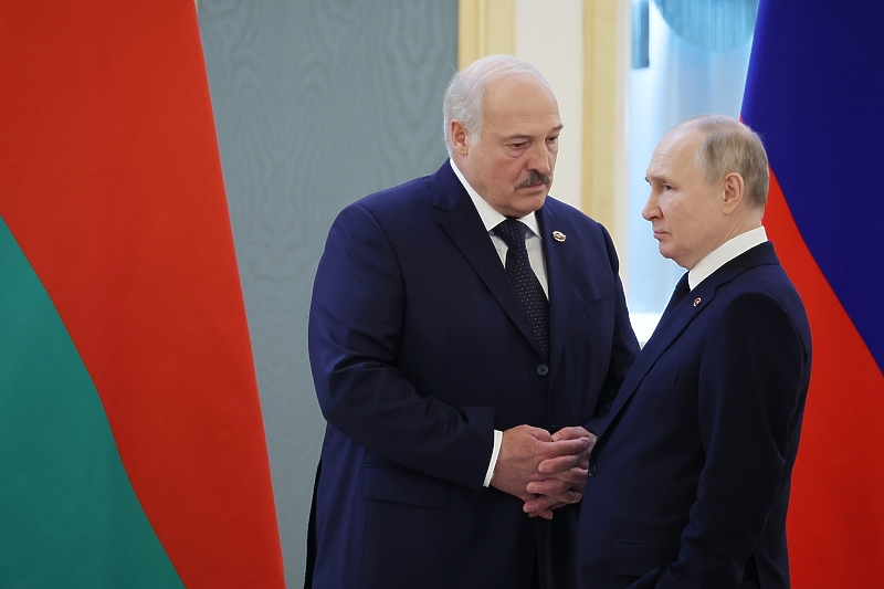 Aleksandar Lukašenko i Vladimir Putin (Foto: EPA-EFE)