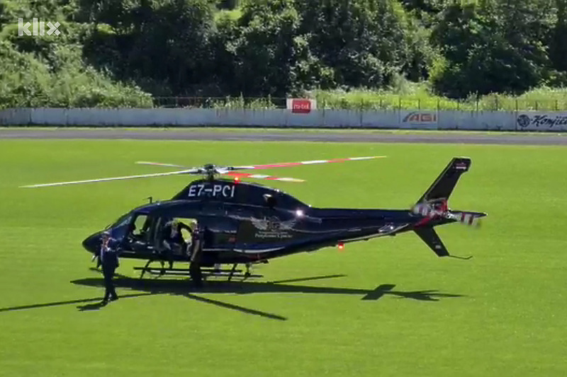Dodik na sastanak u Konjic stigao helikopterom (Foto: Klix.ba)