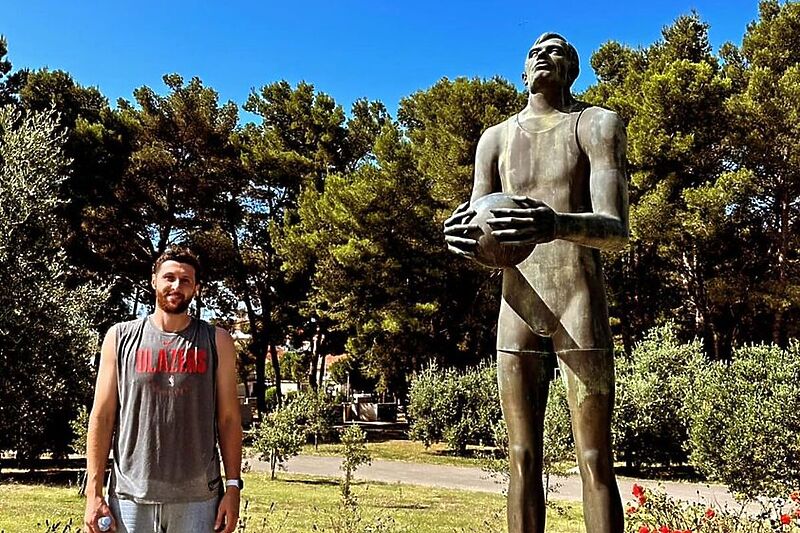 Nurkić je oduvijek bio zaljubljenik u KK Zadar (Foto: Facebook / Jusuf Nurkić)