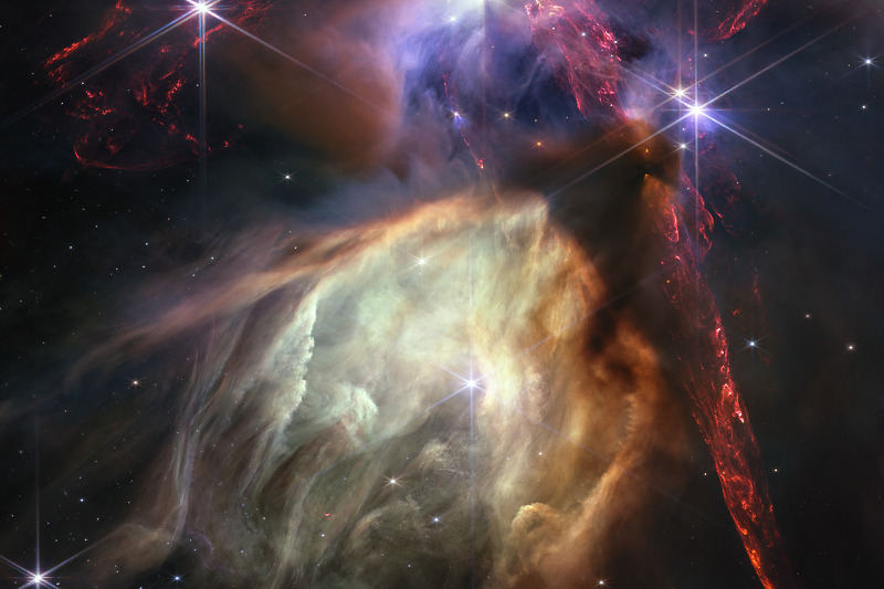 Slika kompleksa oblaka Rho Ophiuchi, područje stvaranja zvijezda najbliže Zemlji (Foto: NASA)