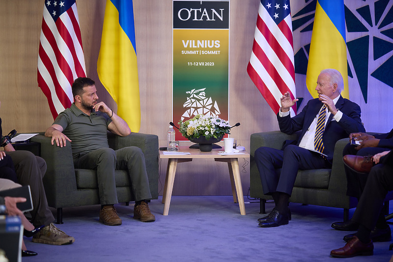 Zelenski i Biden u Vilniusu (Foto: EPA-EFE)