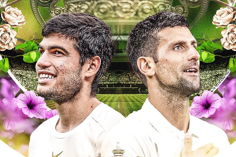 Alcaraz i Đoković igraju veliko finale (Foto: Twitter/Wimbledon)