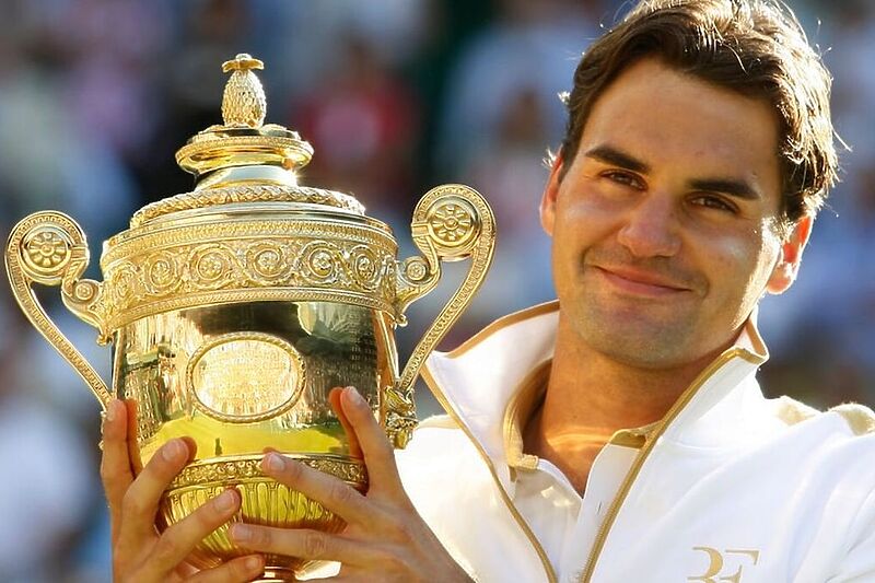 Roger Federer je rekorder sa osam osvojenih Wimbledona (Foto: Twitter)