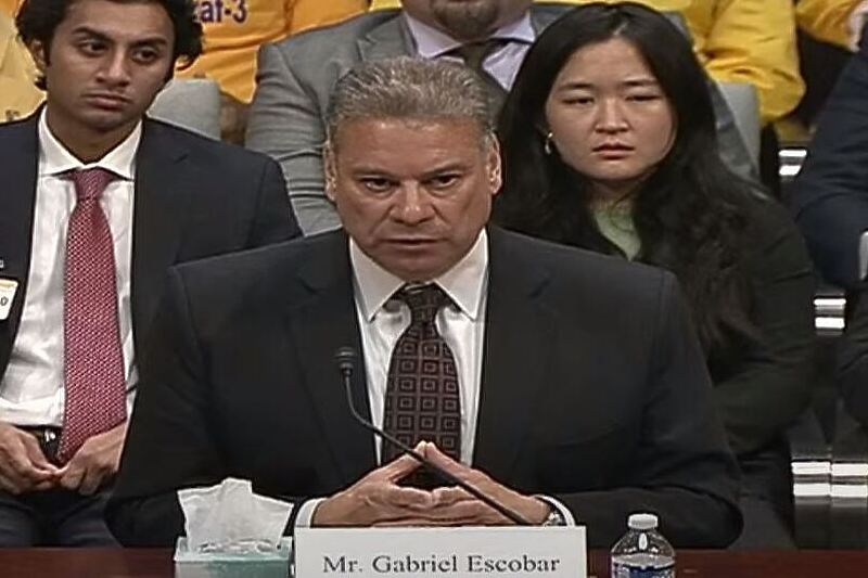 Gabriel Escobar (Screenshot: House Foreign Affairs Committee Republicans)