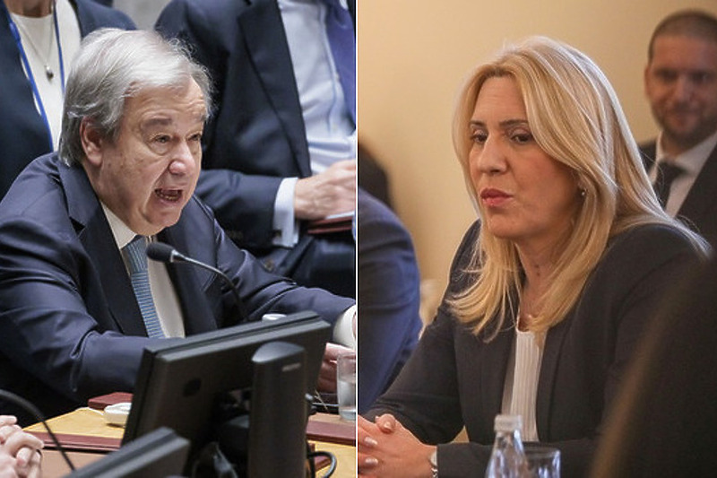 Guterres i Cvijanović (Foto: EPA/Klix.ba)