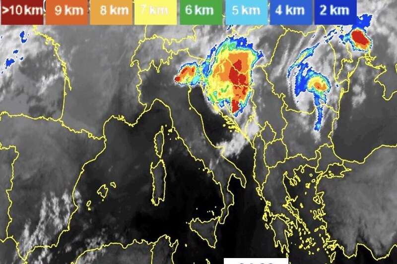 Jako nevrijeme pogodilo je jučer i jutros BiH (Izvor: FHMZ)