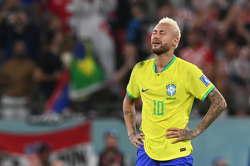Neymar u suzama nakon poraza od Hrvatske