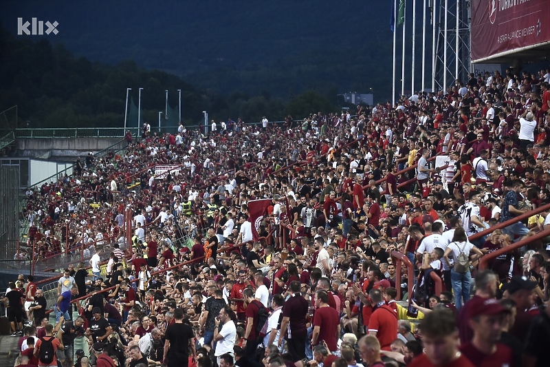 Bordo navijači žele prolazak u drugo pretkolo (Foto: T. S./Klix.ba)