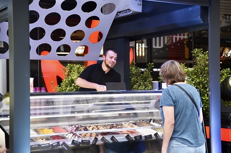 Luflee je otvorio novi Gelato Shop i to u Titovoj ulici u Sarajevu (Foto: T. S./Klix.ba)