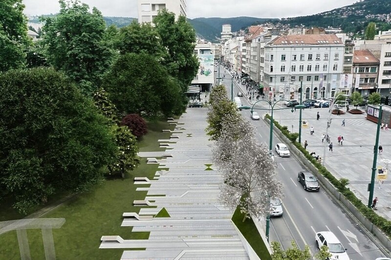 Idejni projekt "Pješačka zona - Sarajevski ćilim" (Foto: T. S./Klix.ba)
