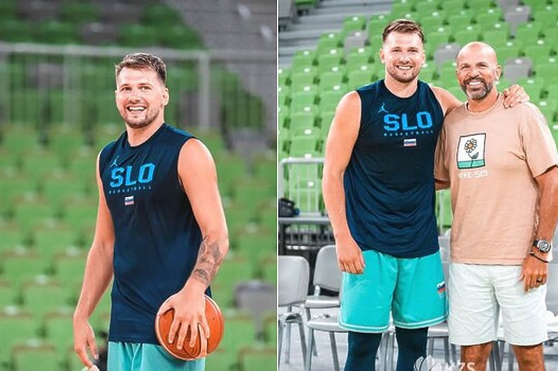 Luka Dončić i Jason Kidd (Foto: Screenshot/Twitter)