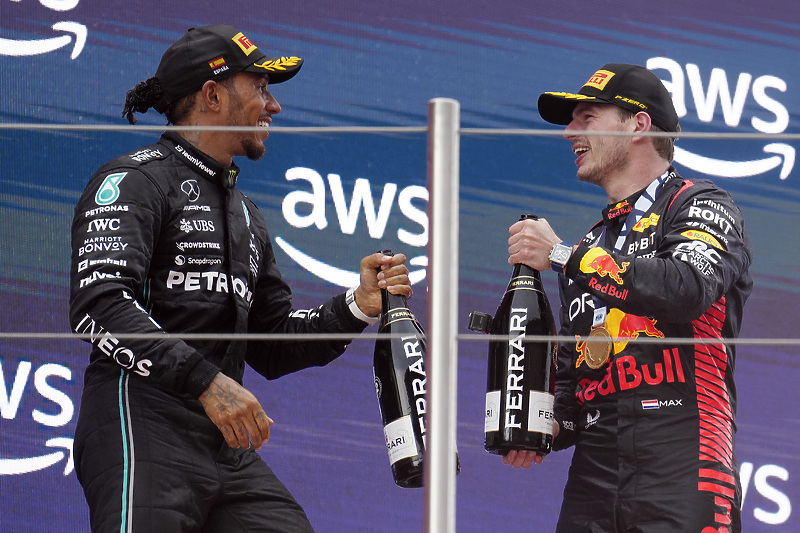 Lewis Hamilton i Max Verstappen